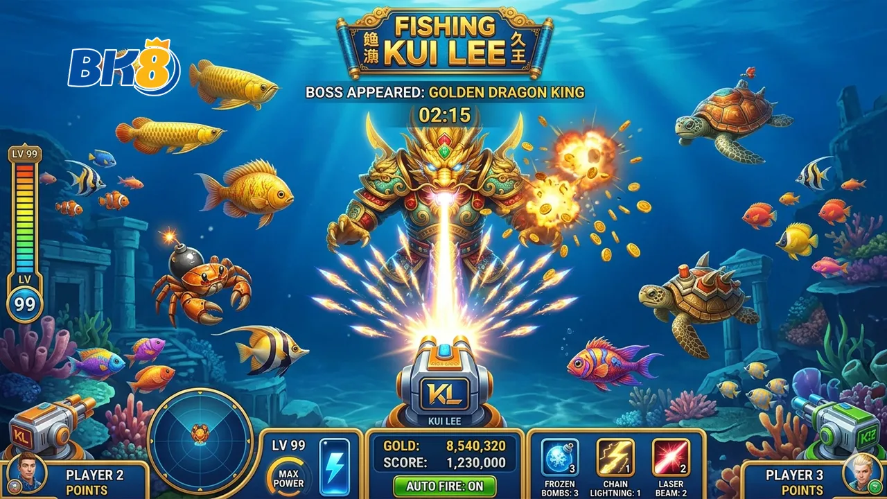 cách chơi bắn cá Fishing Kui Lee